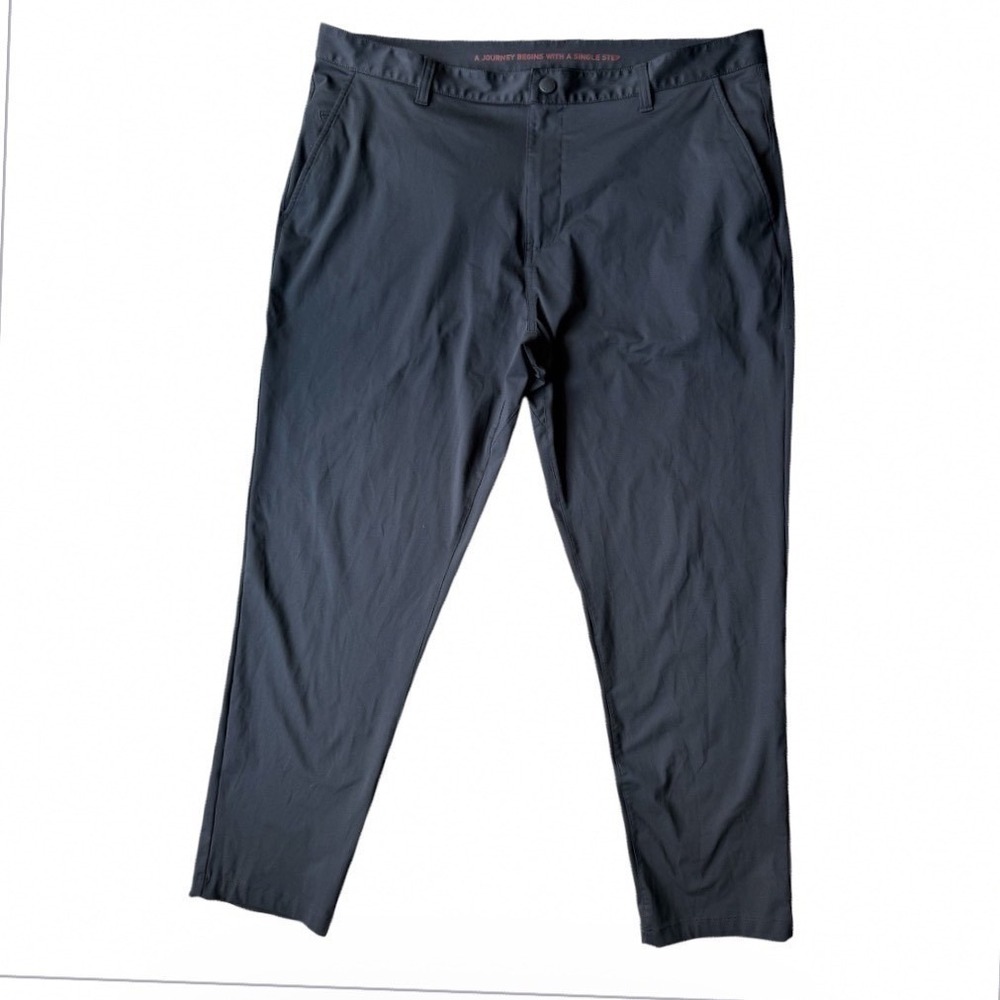Rhone Commuter Pants Men 38 Black Technical Performance Trousers 100036